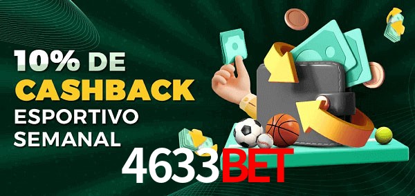 10% de bônus de cashback na 4633Bet