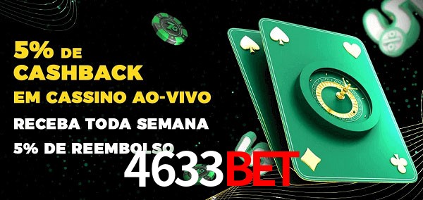 Promoções do cassino ao Vivo 4633Bet